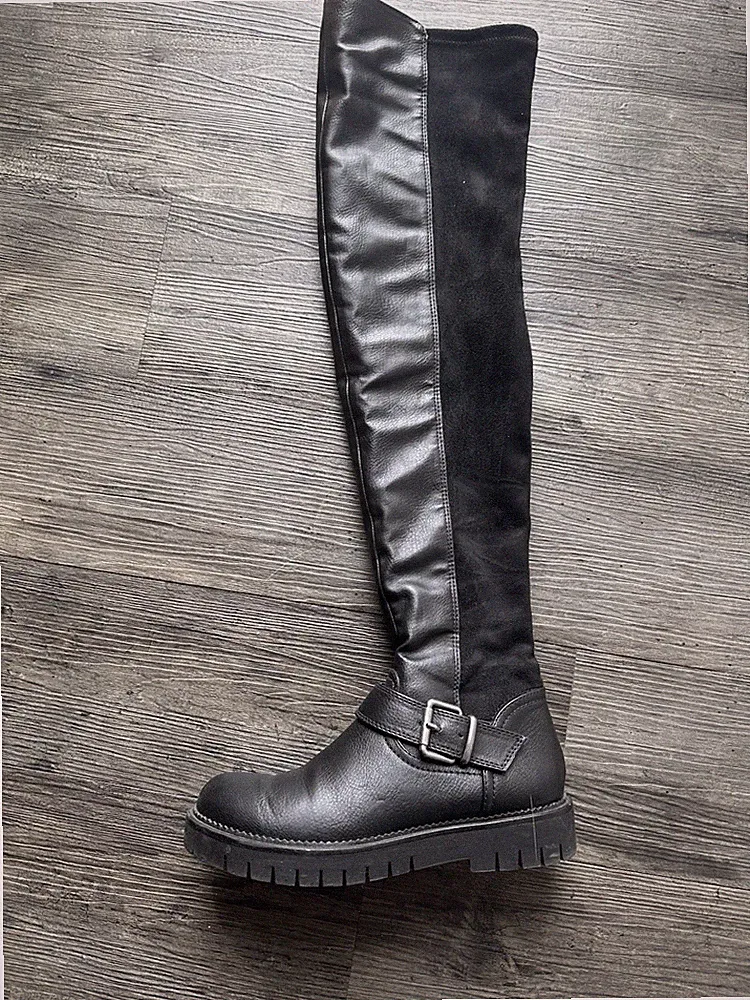 Damen Stiefel Schwarz Gr. 38