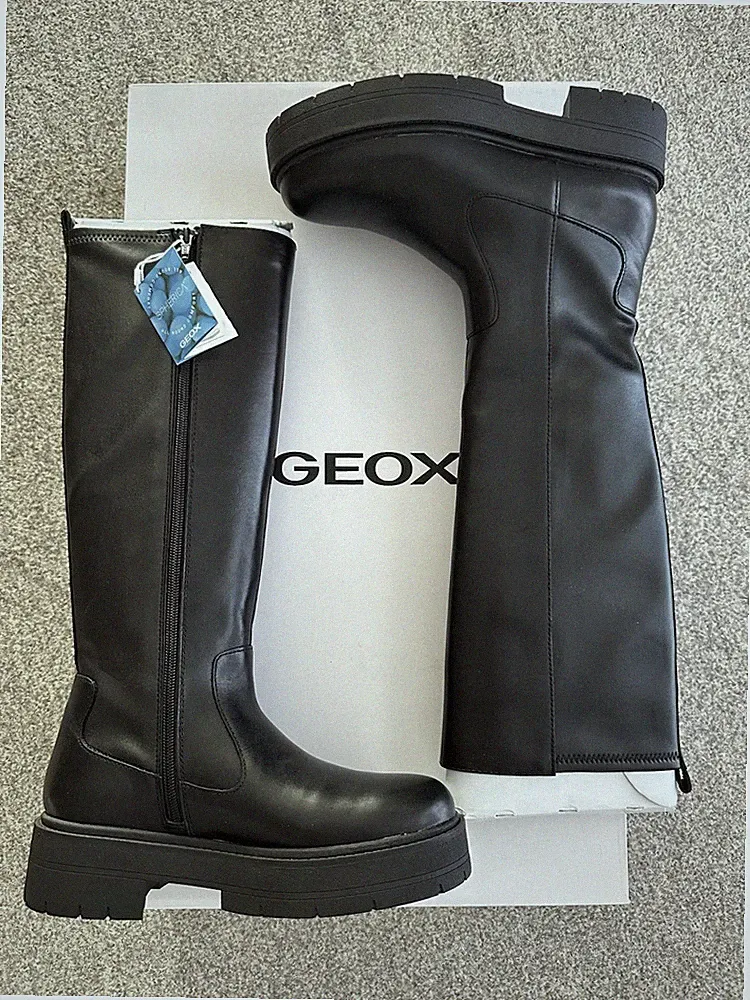 Damen Stiefel schwarz in Größe 37 von GEOX Absätze wie neu - modisch schön