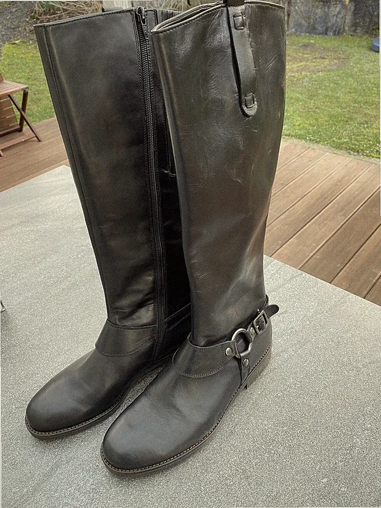 Damen- Stiefel von GABOR in Gr. 38,5 UK 5,5 , schwarz, NEU