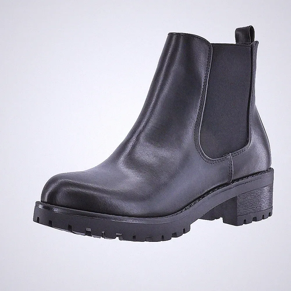 Damen Stiefeletten Chelsea Boots Chunkyrayan S160 Black39