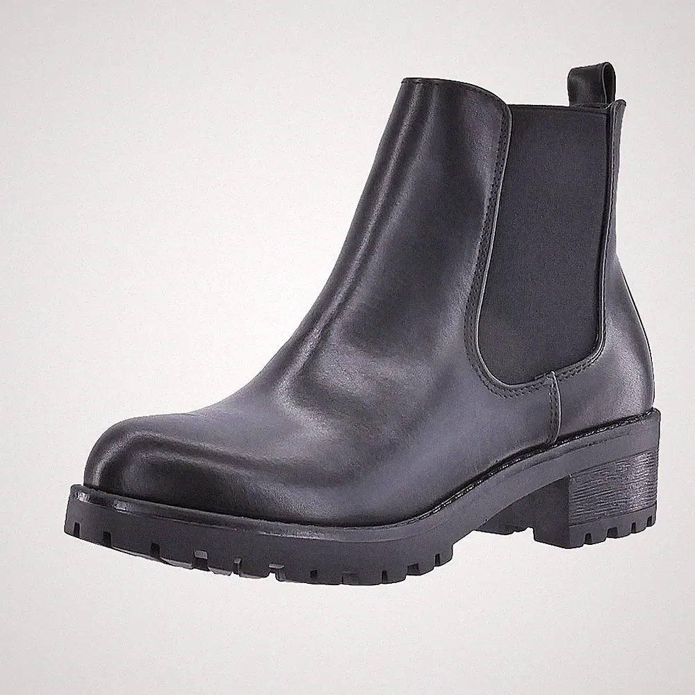 Damen Stiefeletten Chelsea Boots Chunkyrayan S160 Black41