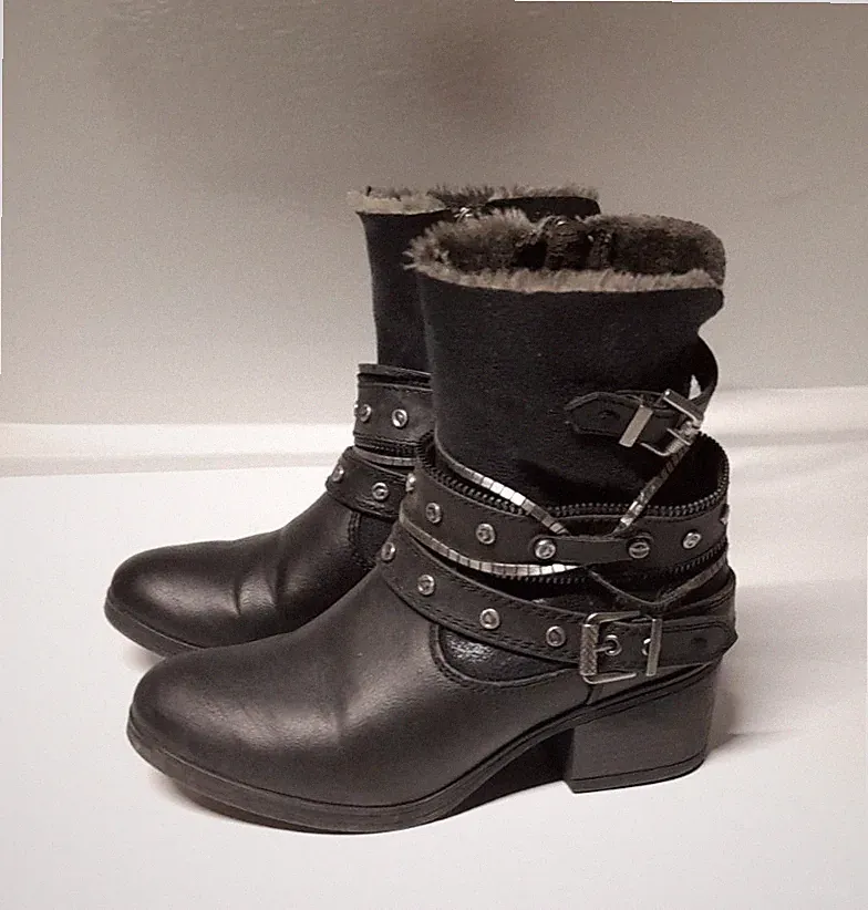 Damen Stiefeletten Gr. 37 Marco Tozzi Damenschuhe schwarz