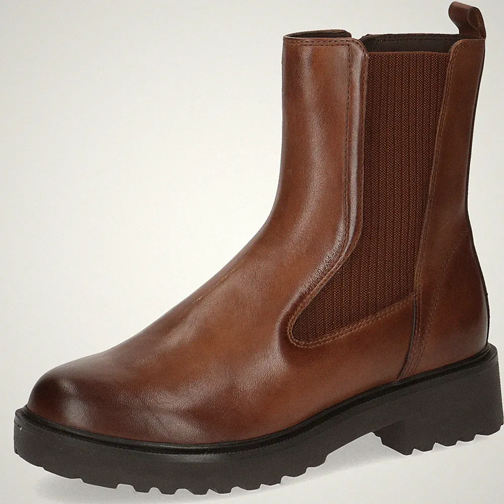 Damen Stiefeletten Leder braun Leder Fußbett wärmend CAPRICE