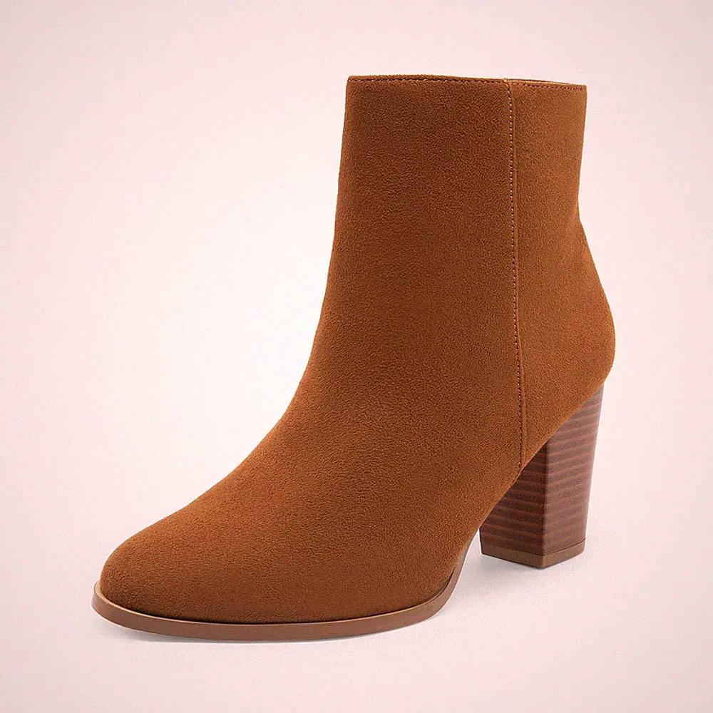 Wildlederimitat Gummistiefel Damen