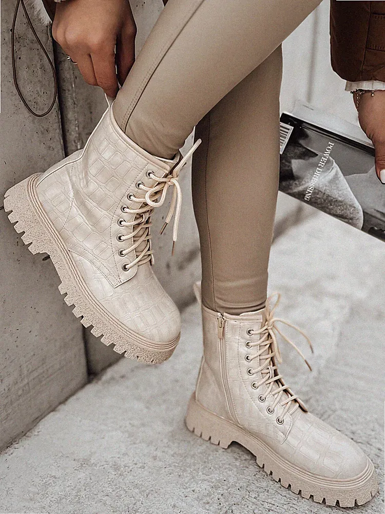 Damen Stiefeletten Schuhe Kunstleder Boots Schlupfstiefel DSTREET 36-41