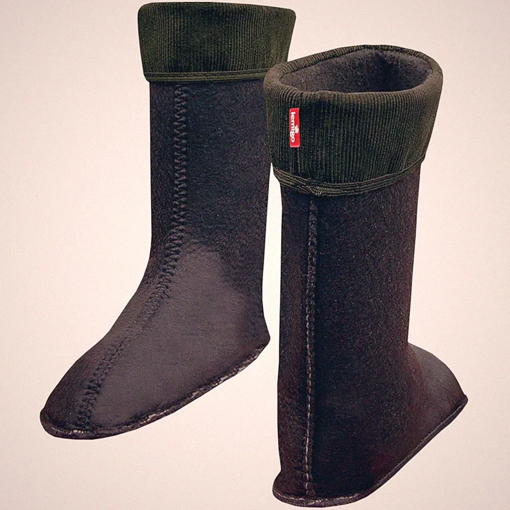 Damen Stiefelsocken Winterstiefel Gummistiefel Socken Einziehsocken Winter