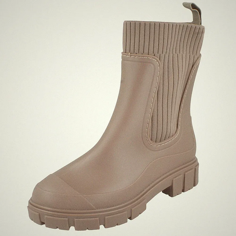 Damen Taurus Kurz Gummistiefel mit Stretch Seiten Verkleidung " Moorwalk Zoll