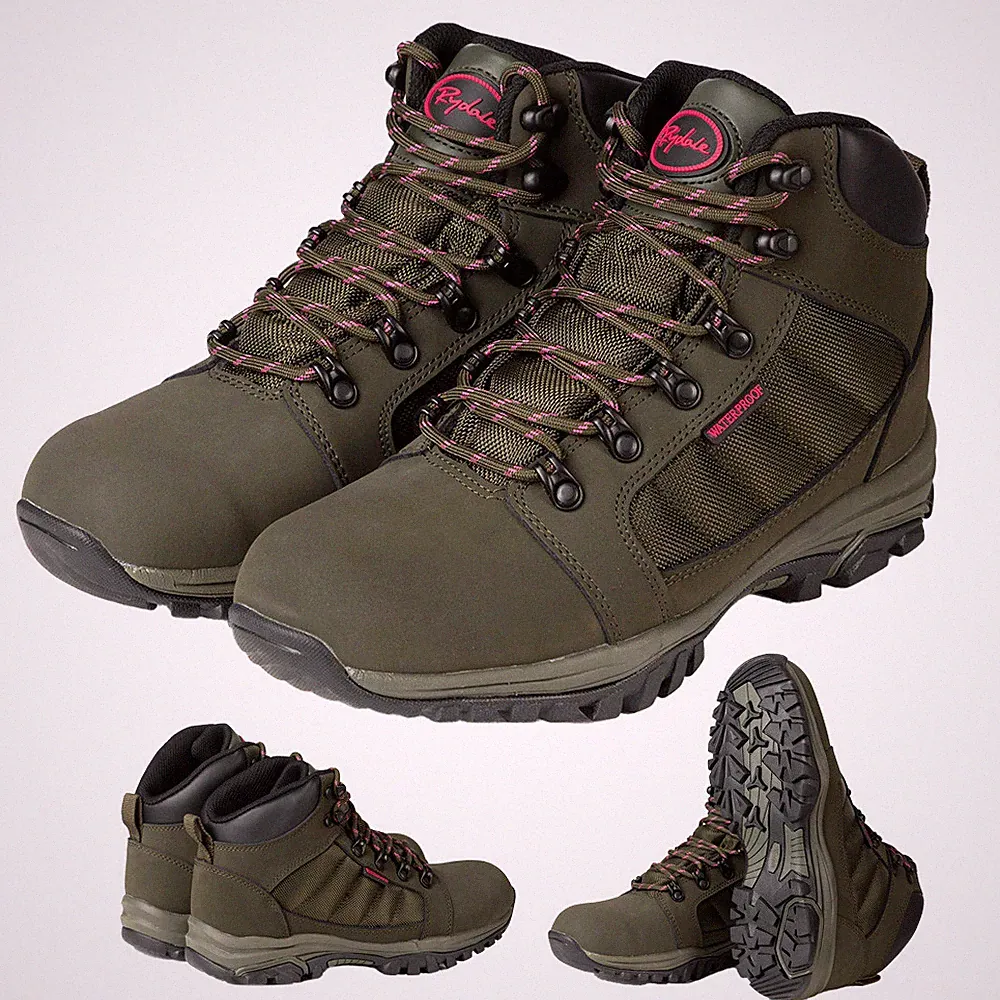 Damen Wanderschuhe Wasserdicht Damen Wanderschuhe Schnürstiefel Khaki Rydale