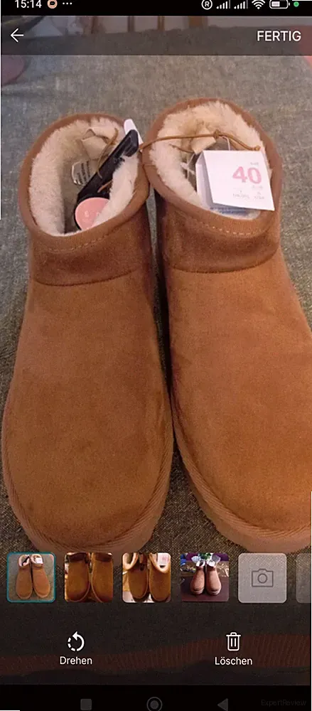 Damen Warm Gefütterte Winter Boots Bequeme Profil-Sohle Schuhe