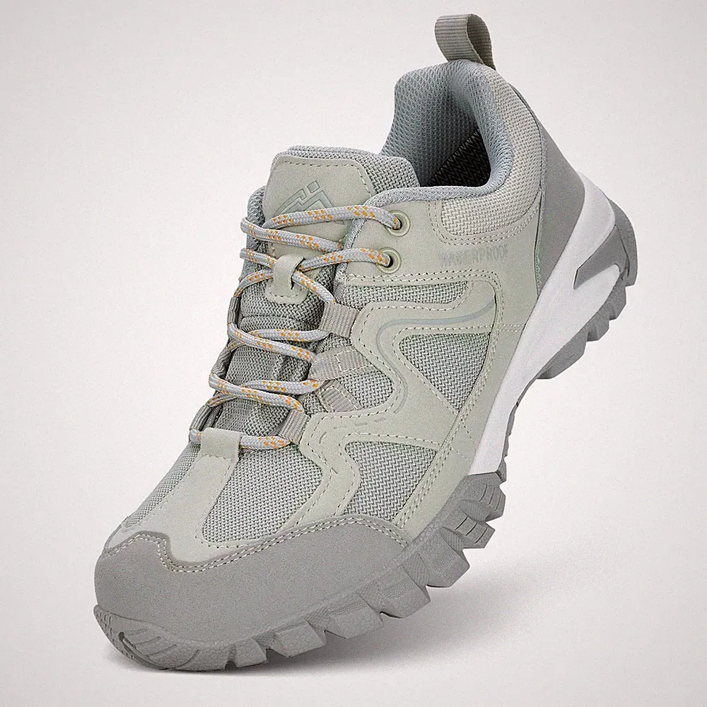 Damen wasserdichte Leichte Wanderschuhe für Outdoor, Wandern & Klettern Grau,...