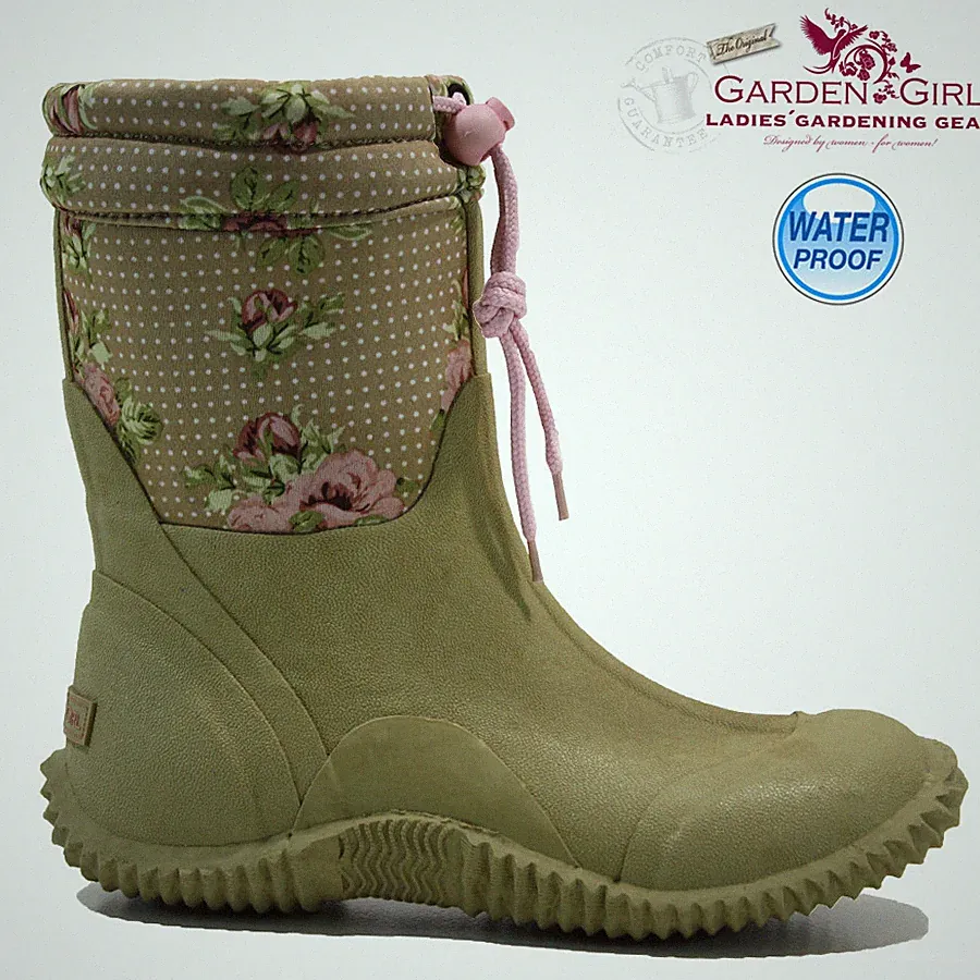 DAMEN WASSERDICHTE WELLIES REGENSCHNEE FESTIVAL GARTEN WELLINGTON FLACHE STIEFEL GRÖSSE