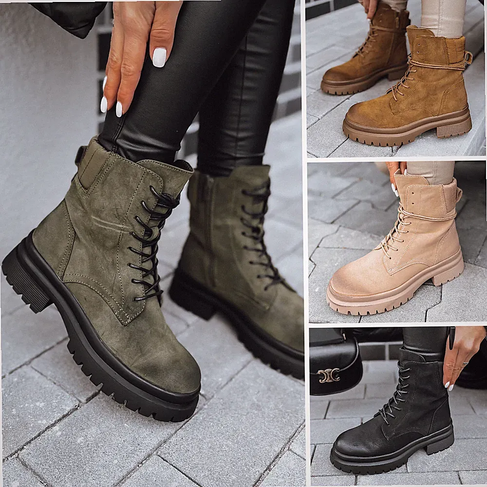 Damen Wildlederimitat Boots Schlupfstiefel Schuhe Stiefeletten DSTREET 36-41