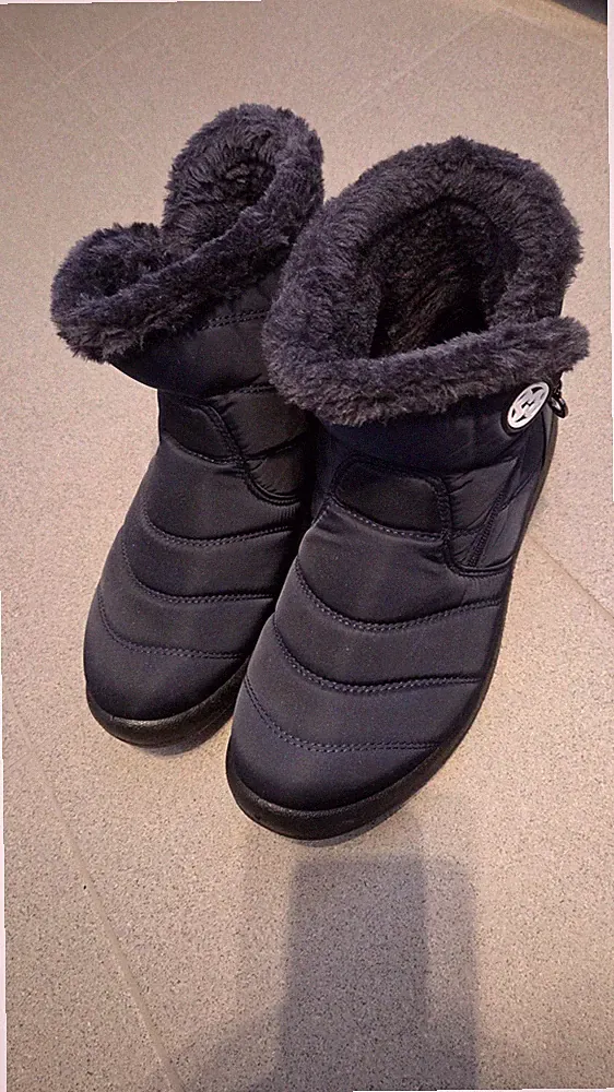 Damen Winter Boots Gr. 41 warm gefüttert dunkelblau