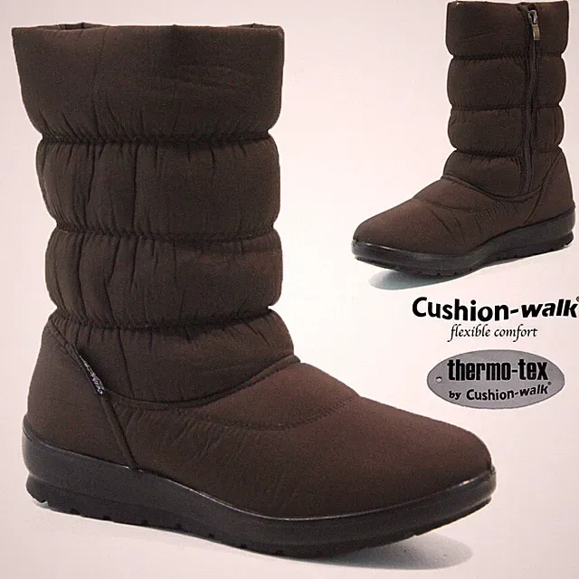 DAMEN WINTER SCHNEESCHUHE THERMO TEX WARM THERMOSKI VOLLFELL RUTSCHFESTER KNÖCHEL