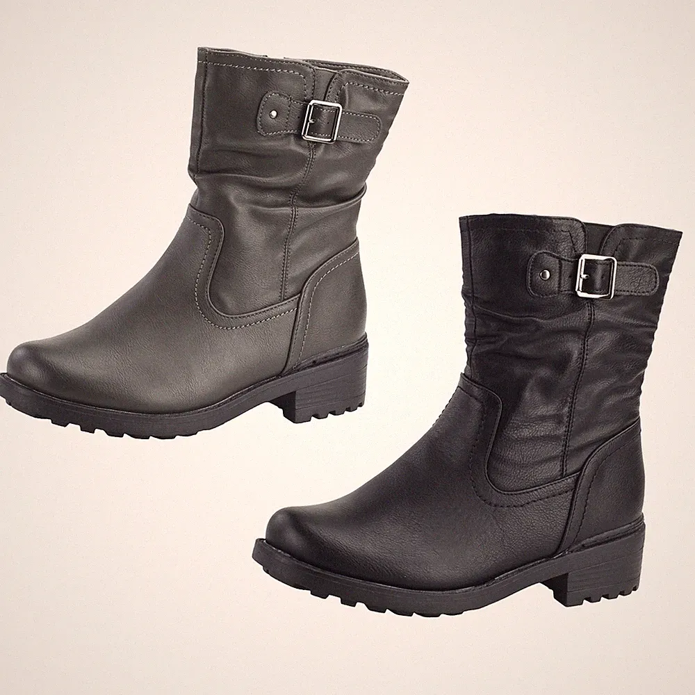 Damen Winter Stiefel Boots Stiefeletten Winterschuhe Gefüttert Warm 36 37 41