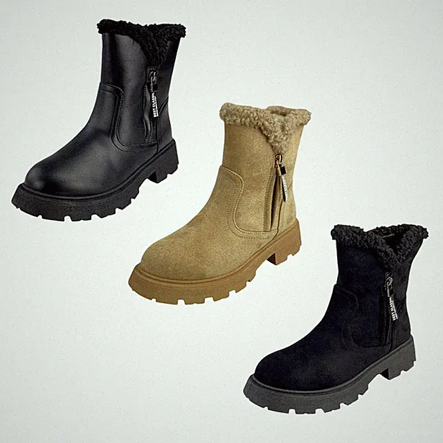 Damen Winter Stiefel Boots Winterstiefel Gefüttert Stiefeletten Warm 36-41