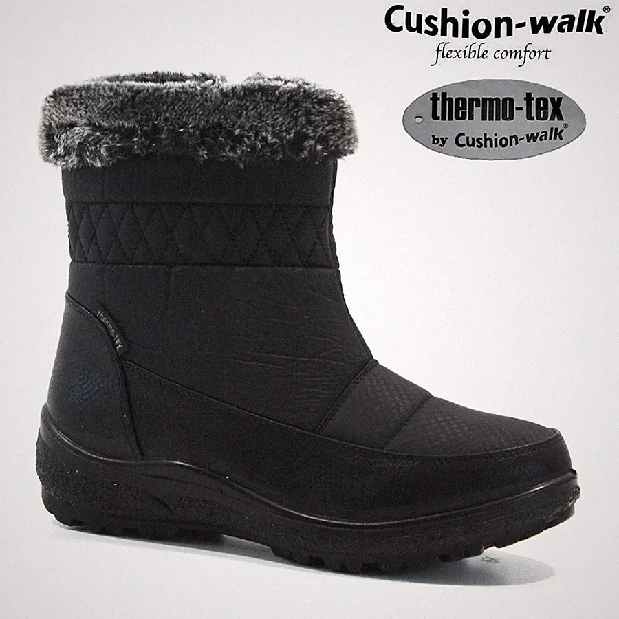 DAMEN WINTER WANDERSCHUHE SCHNEE THERMO TEX WARM THERMO SKI REISSVERSCHLUSS FELL KNÖCHELGRÖSSE