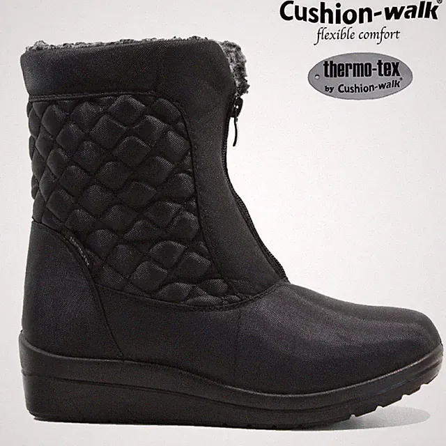DAMEN WINTER WARM WALKING SCHNEE STIEFEL REGEN THERMO KOMFORT HALBHOHE KNÖCHELGRÖSSE