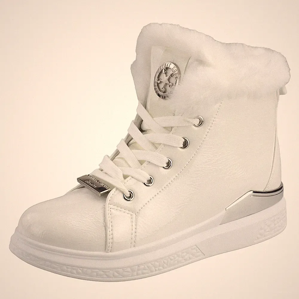 Damen Winterboots Lack Stiefeletten High Gefüttert Freizeit Boots Stiefel 36 38