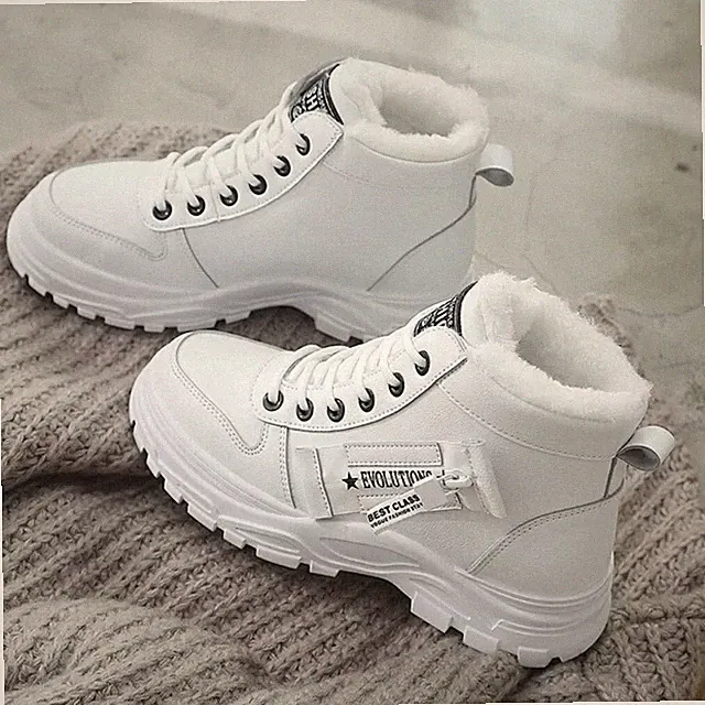 Damen Winterschuhe Stiefel Boots Stiefelletten Booty Gefüttert Sneakers Boots