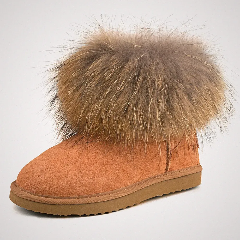 Eckige Form Schneestiefel