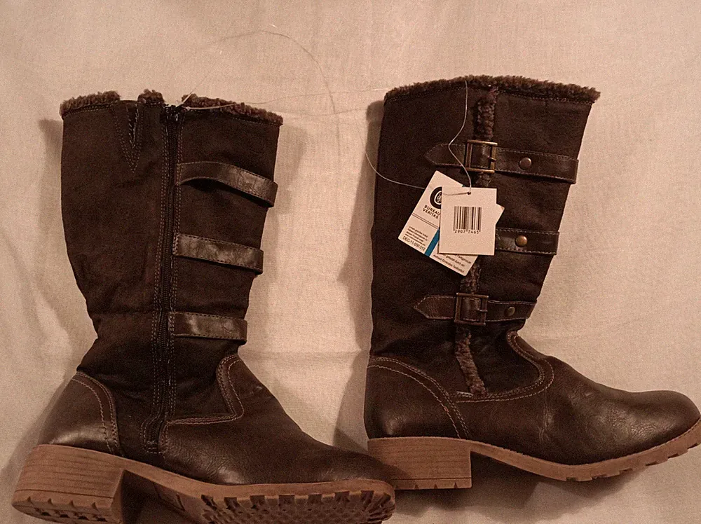 Damen Winterstiefel Stiefel Gr. 40 Boots Gefüttert Warmfutter Reißverschluß