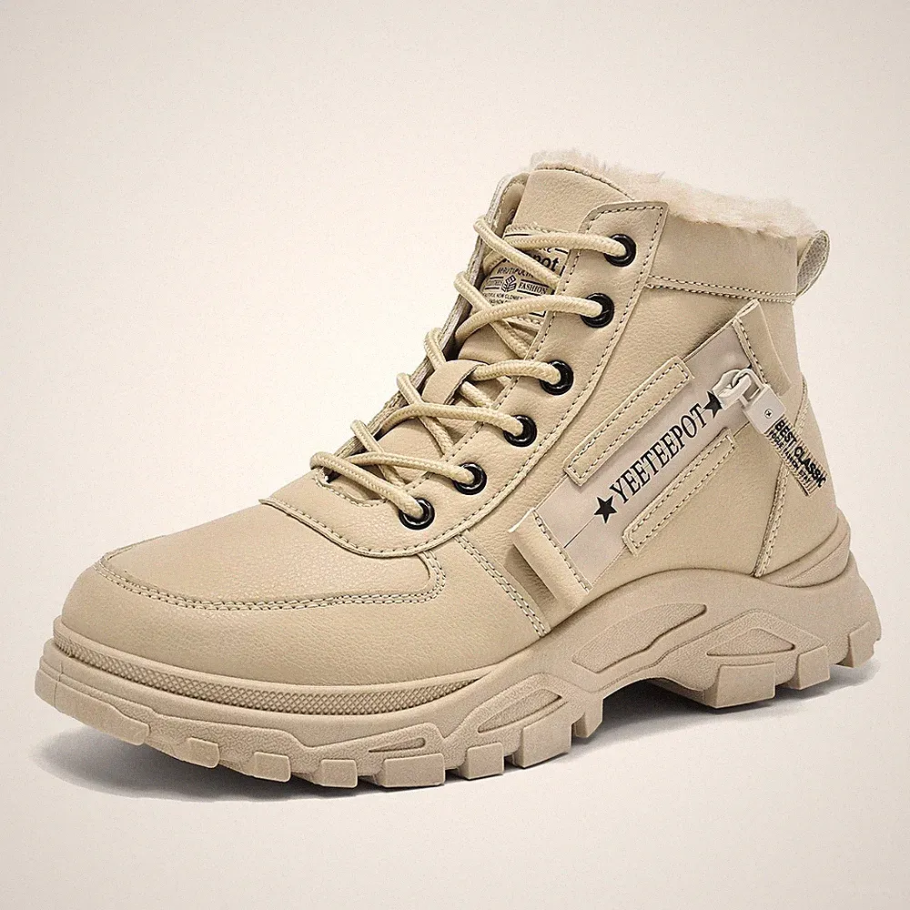 Damen Winterstiefel Warm Gefütterte Winterschuhe Rutschfeste Stiefeletten Kur...