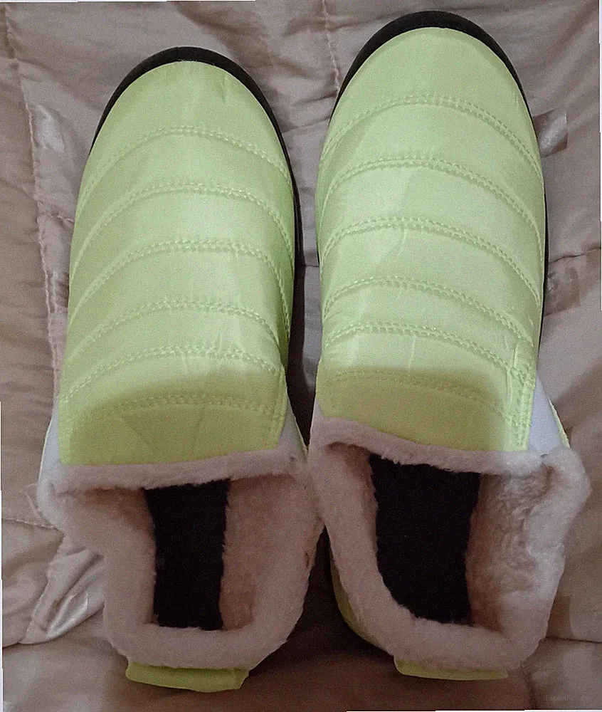 Damenschneeboots neongelb