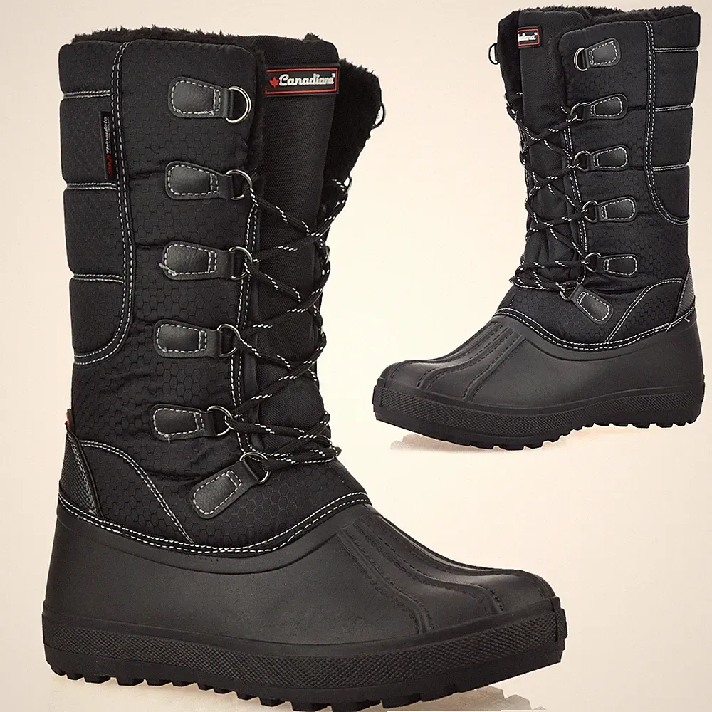 Damenschuhe wasserdicht halbhoch warm Wandern Winter Regen Schnee Größe
