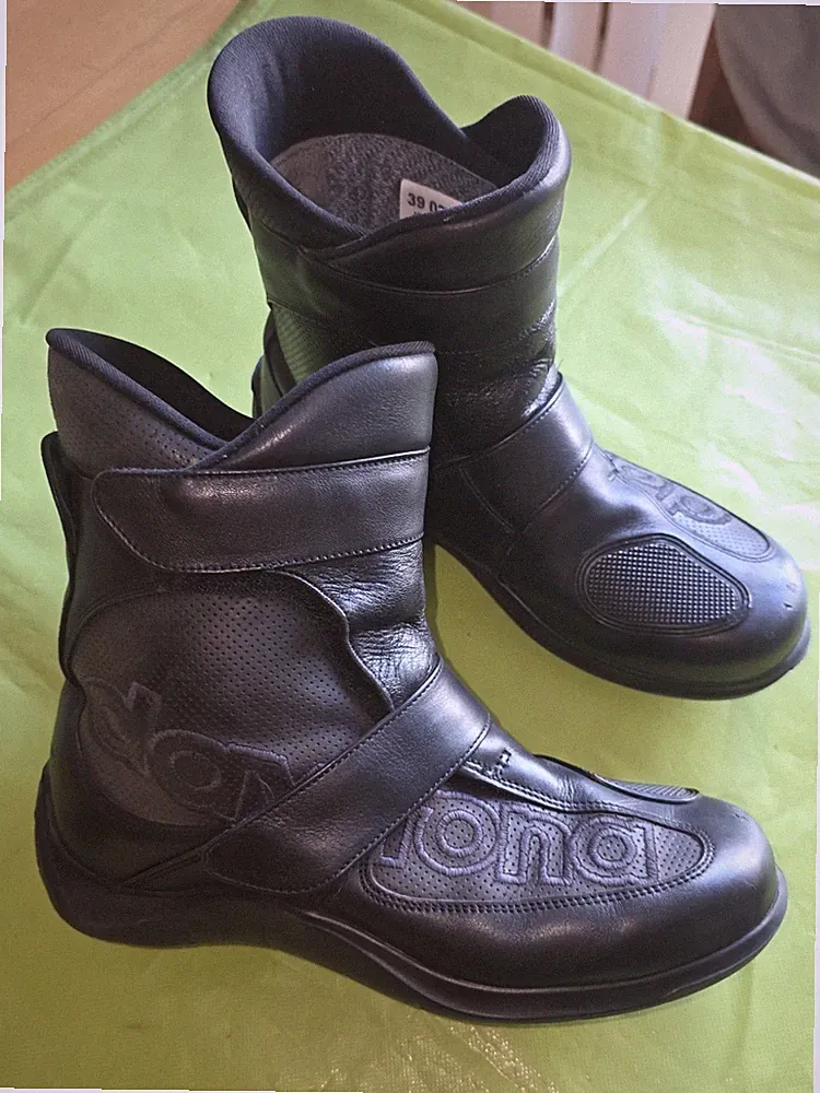 Daytona Goretex Shorty Damenschuhe Motorrad Stiefel Sneaker Schwarz Gr.39