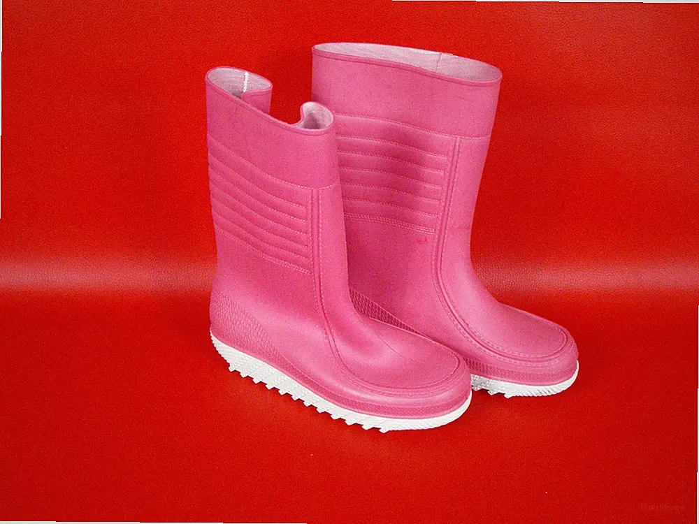 DDR Gummi Stiefel Gummistiefel Gr 25 37,5 rosa Retro Kult Festival Wandern Wald