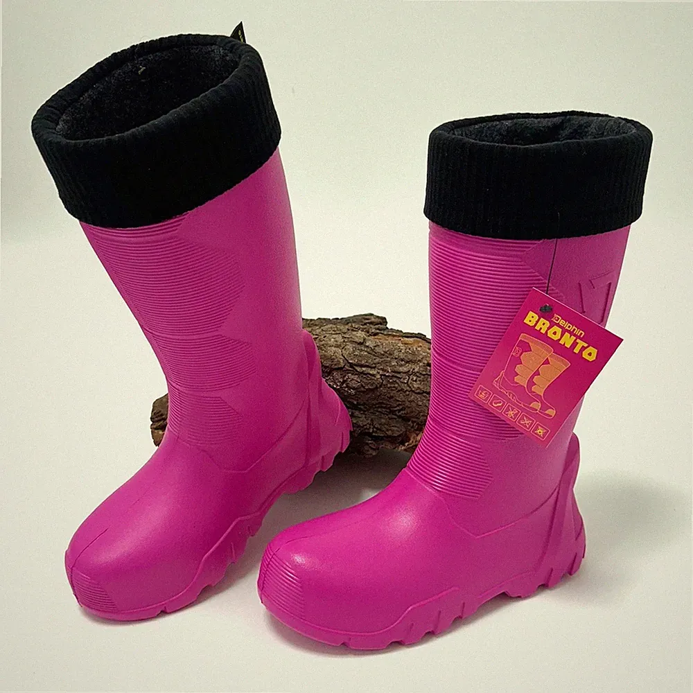 Delphin BRONTO Queen Stiefel Pink Gr. 36 38 40 41 42 Winterstiefel Gummistiefel