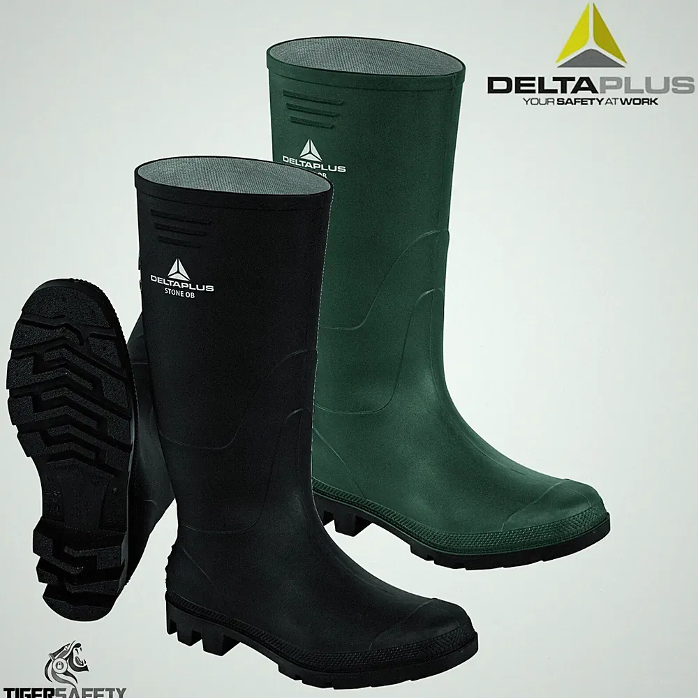Delta Plus Stein Sra PVC Wasserdicht Outdoor Gummistiefel Regenstiefel