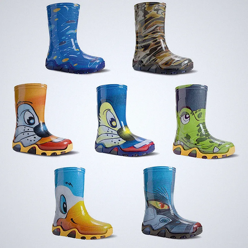 DEMAR bunte Kinder Gummistiefel Regenstiefel viele Motive STORMER