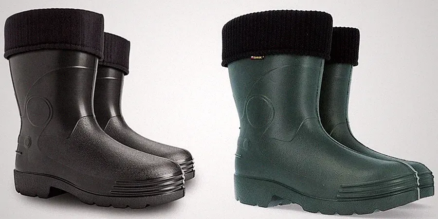 DEMAR Farmer leichte EVA Gummistiefel Thermostiefel gefüttert Winterstiefel