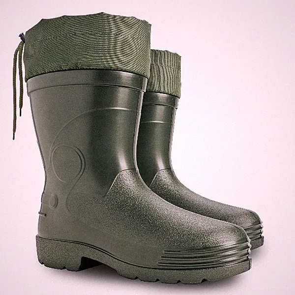 DEMAR FARMER-S leichte EVA Gummistiefel Thermostiefel gefüttert Grün