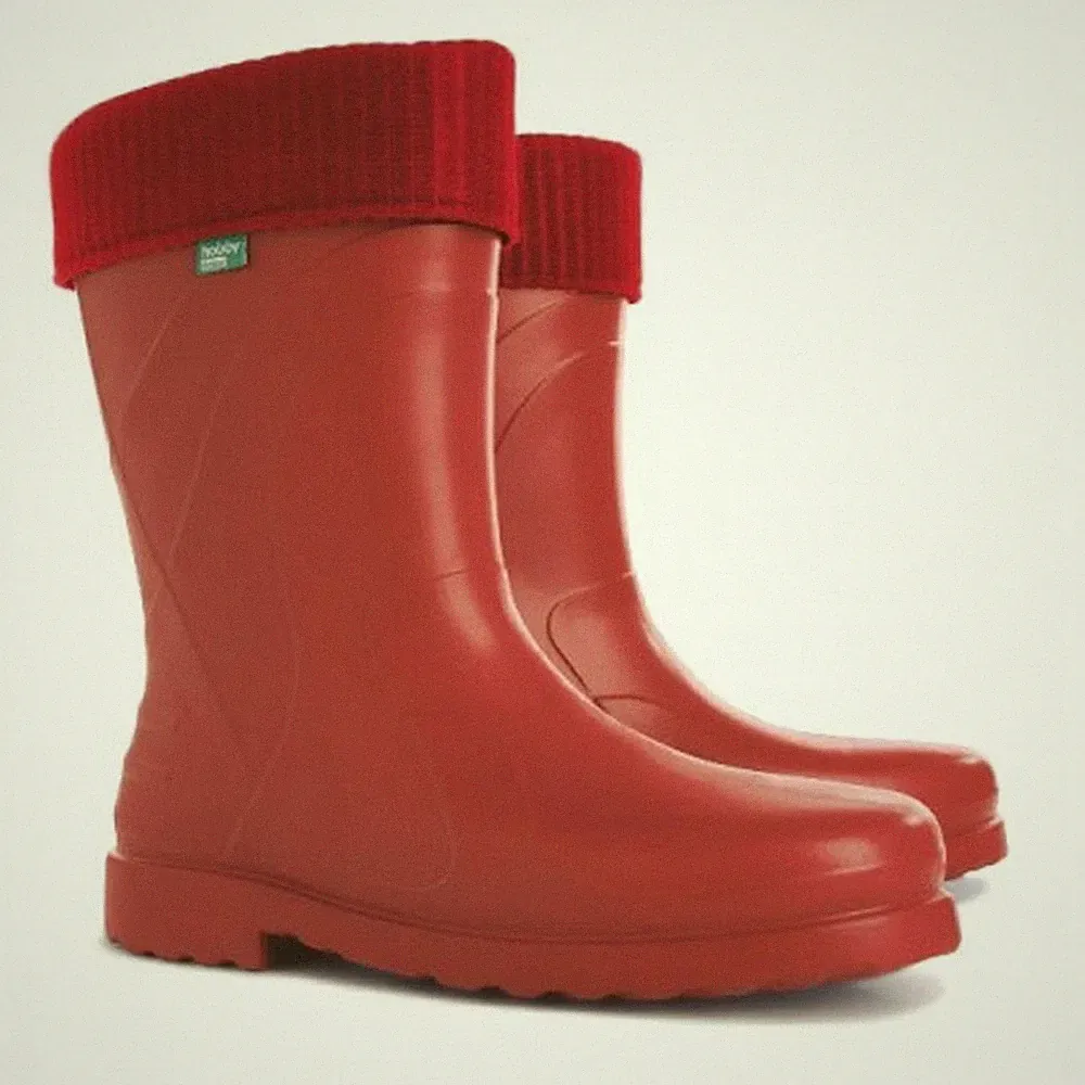 Demar federleichte NEU EVA Gummistiefel gefüttert Regenstiefel 36-42 (LUNA-C)