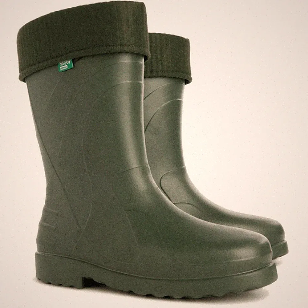 Demar federleichte NEU EVA Gummistiefel gefüttert Regenstiefel 36-42 (LUNA-Z)