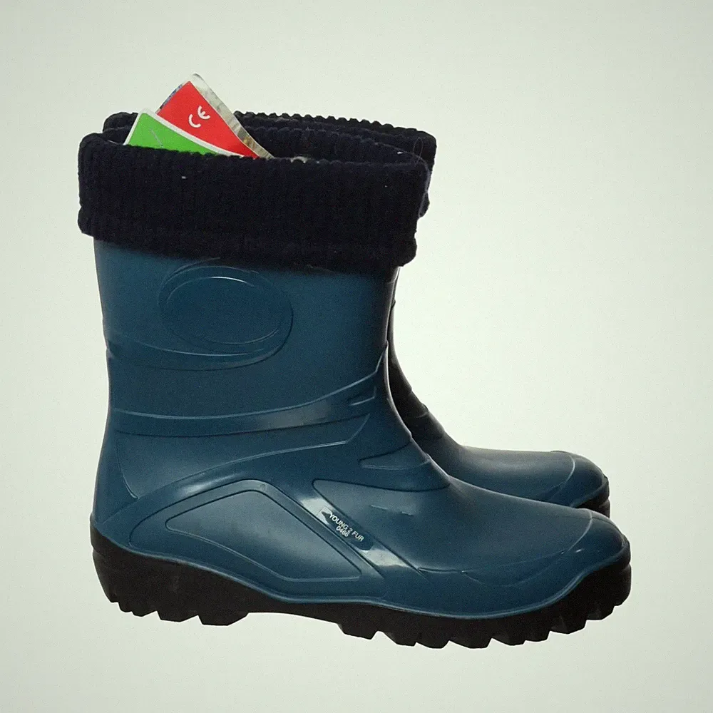 Demar, Gummistiefel, Größe: 41, model: young fur, Blau/Schwarz, Herren #M38