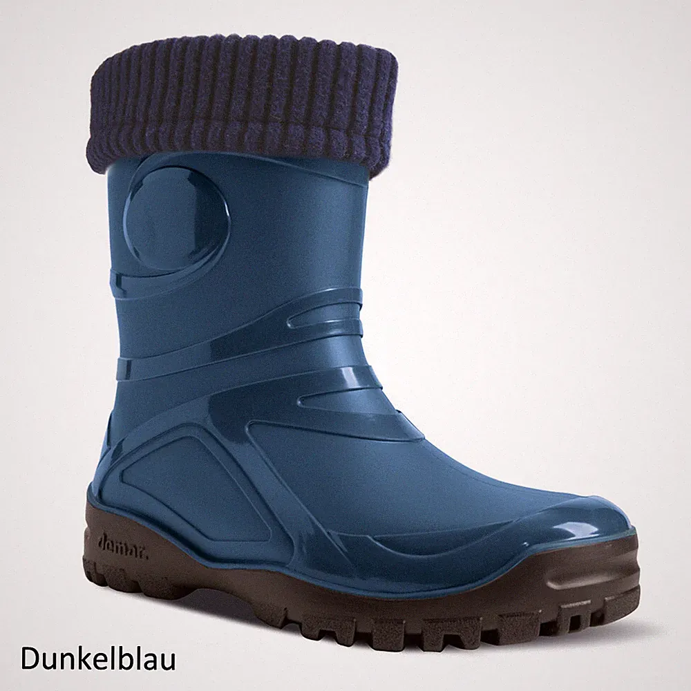 DEMAR Gummistiefel Regenstiefel gefüttert mit WOLLE Stiefelsocken YOUNG FUR-2