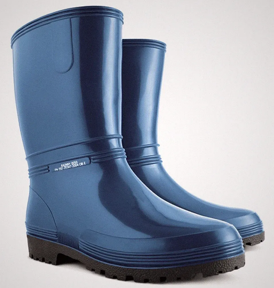 DEMAR Gummistiefel Regenstiefel Stiefel Dunkelblau Neu RAINNY 36-41 (RAINNY-G)