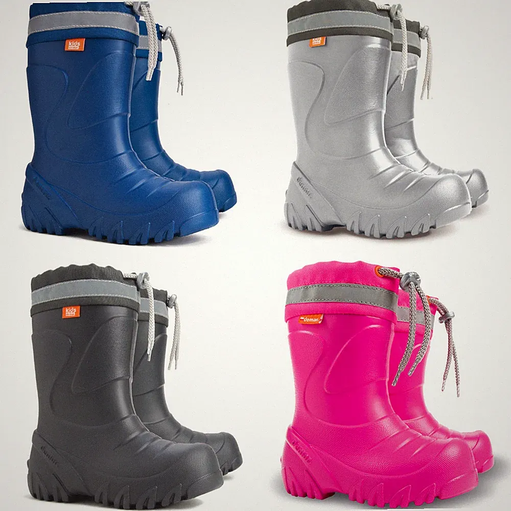 DEMAR kinder leichte EVA MAMMUT-S Thermostiefel Gummistiefel gefüttert