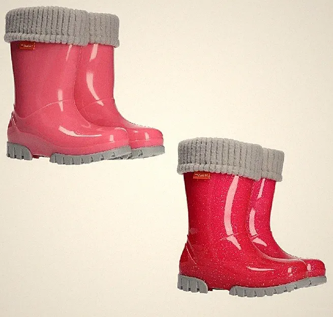 DEMAR Kinder TWISTER LUX Jungen Mädchen Thermostiefel Gummistiefel gefüttert