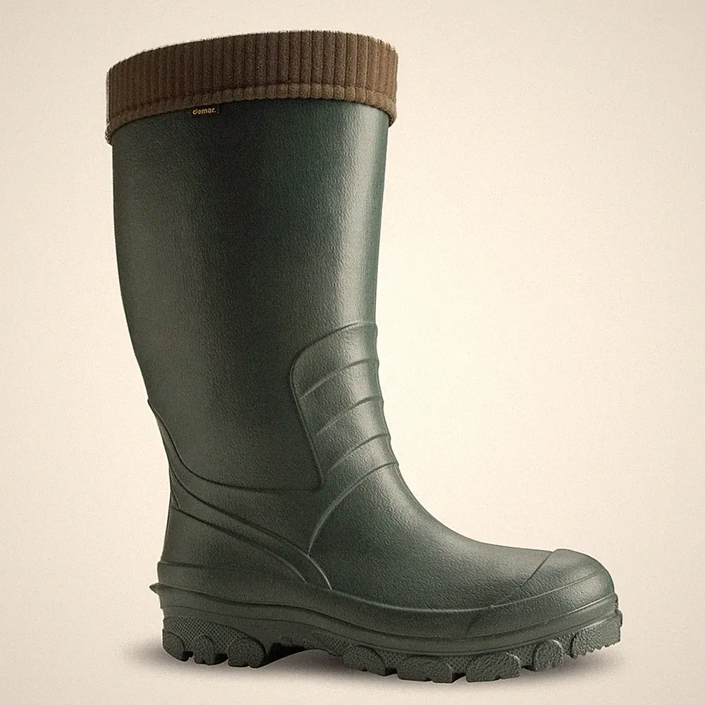 DEMAR leichte Herren EVA Gummistiefel gefüttert Thermostiefel UNIVERSAL