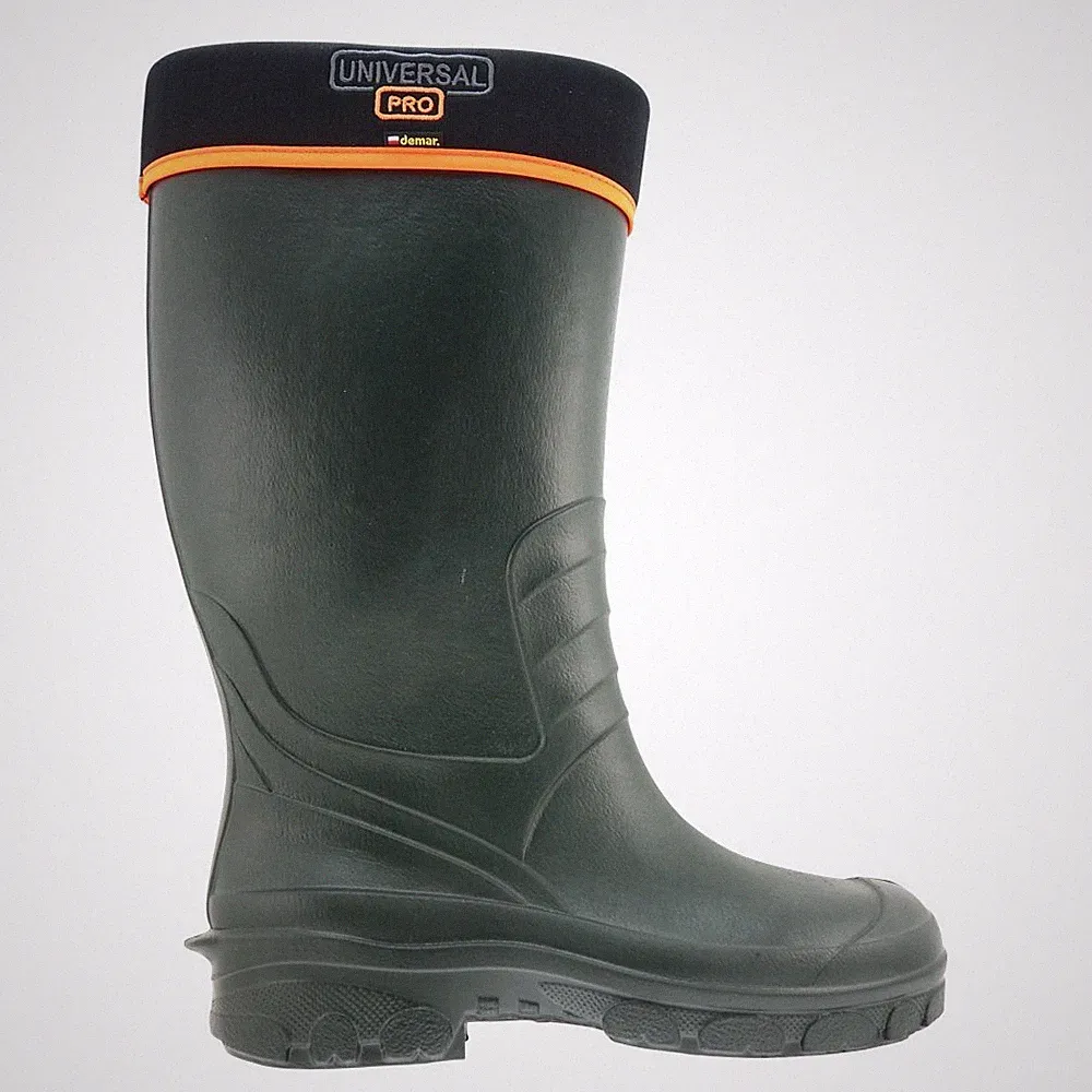 DEMAR leichte Herren EVA Gummistiefel gefüttert Thermostiefel UNIVERSAL PRO