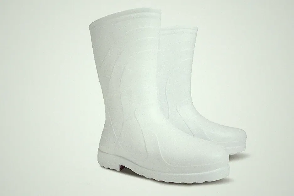 DEMAR LUNA Weiss federleichte EVA Gummistiefel Regenstiefel Thermostiefel