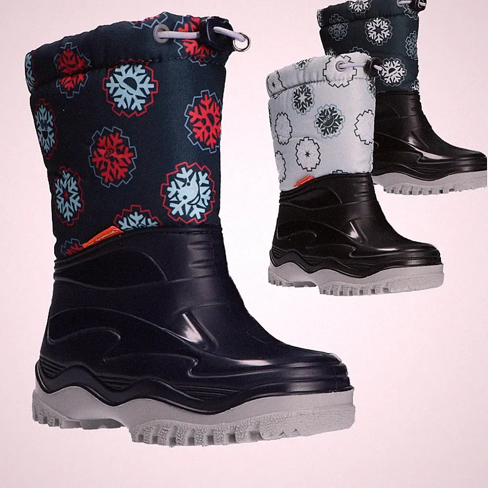 DEMAR Übergangs- Winterstiefel Gummistiefel gefüttert Winterschuhe Pico Light
