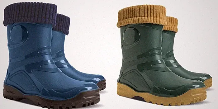 Demar Young Fur 2 Gummistiefel Regenstiefel mit Wolle Stiefelsocken
