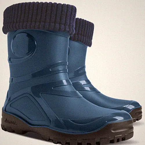 Demar Young Fur 2 Gummistiefel Regenstiefel mit Wolle Stiefelsocken