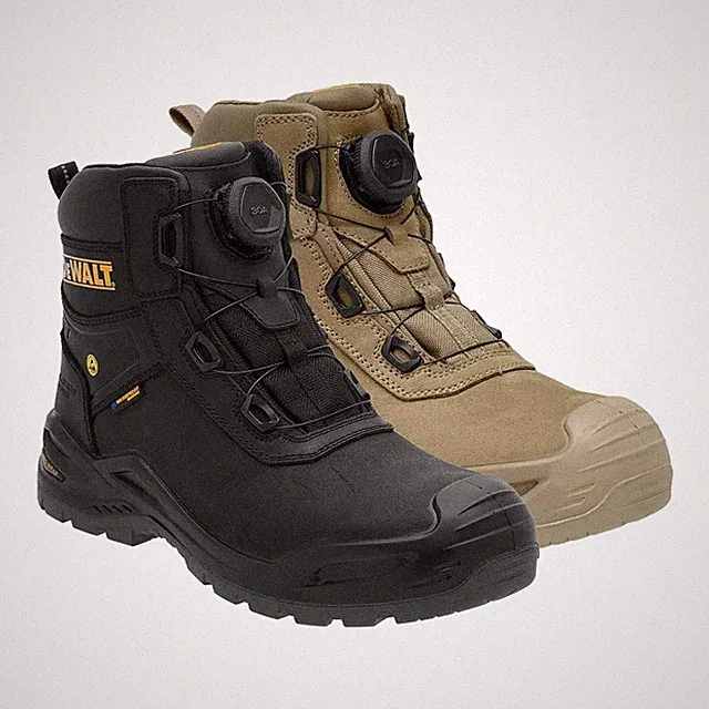 DeWalt Lander BOA Sicherheitsarbeitsstiefel S7 Nubuk Composite Zehen- & Zwischensohle ESD